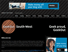 Tablet Screenshot of geekoutsw.com